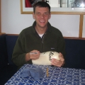 crab pot float autographing!